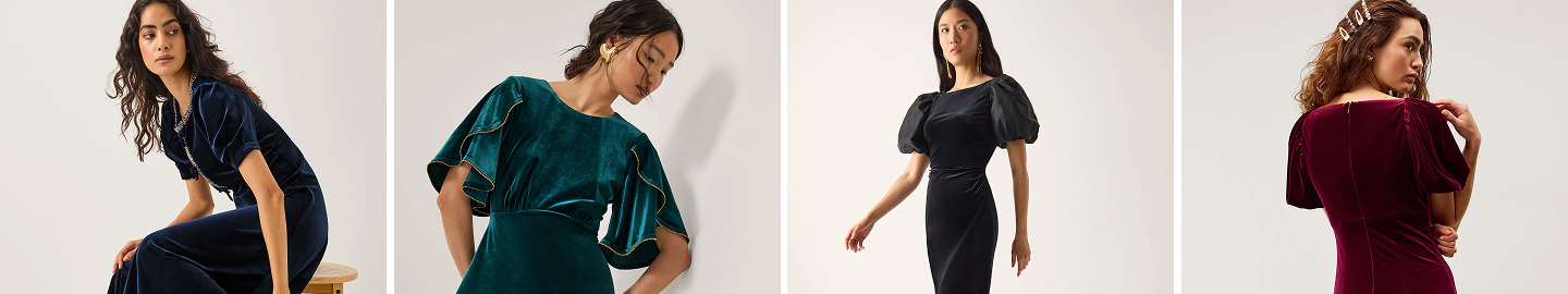 The best velvet dresses, for women who want style with substance 